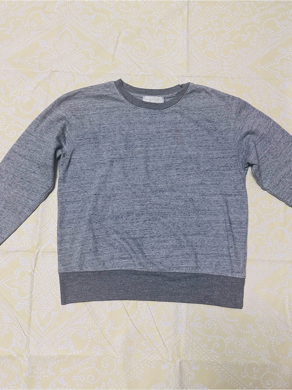 Crew Neck Women's Sweater in Heather Gray - Classic Everyday Knit